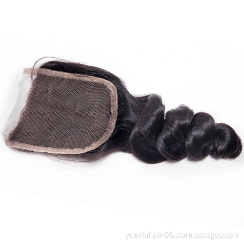 Cheap Wholesa Silky Thicky High Grade 1 donor 100% Virgin Brazilian Human Hair Bundles with Lace Closure for Black Women